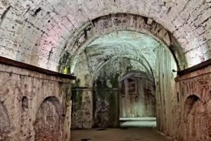 Inside the wall Santa Maria