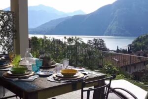 Magic Garden pool and amazing Lake Como view
