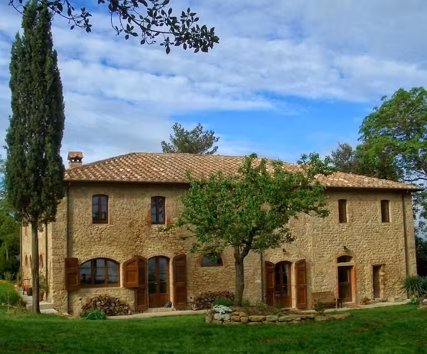 Podere Palazzone Toscana on horseback