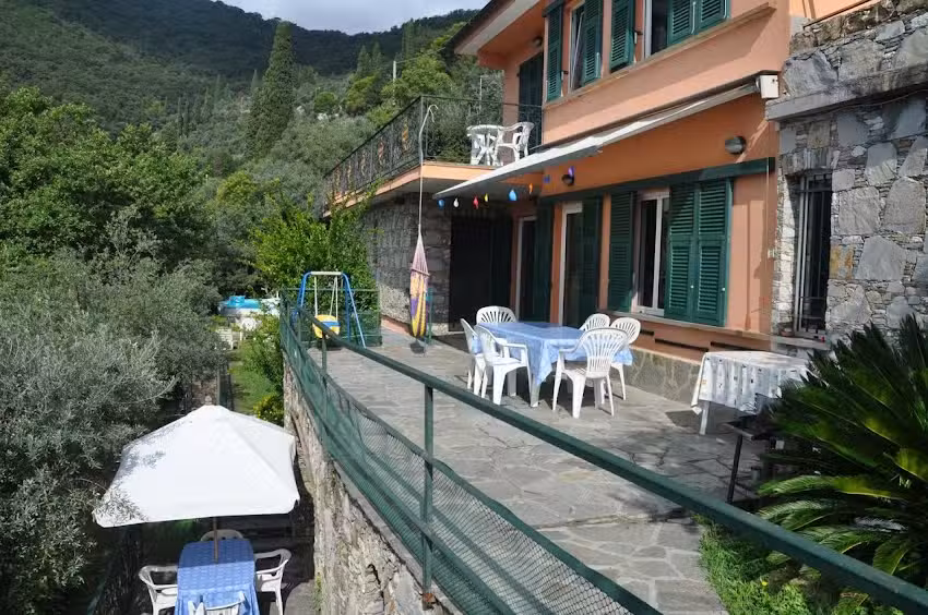 Villa Pia with pool Recco Camogli Cinque Terre